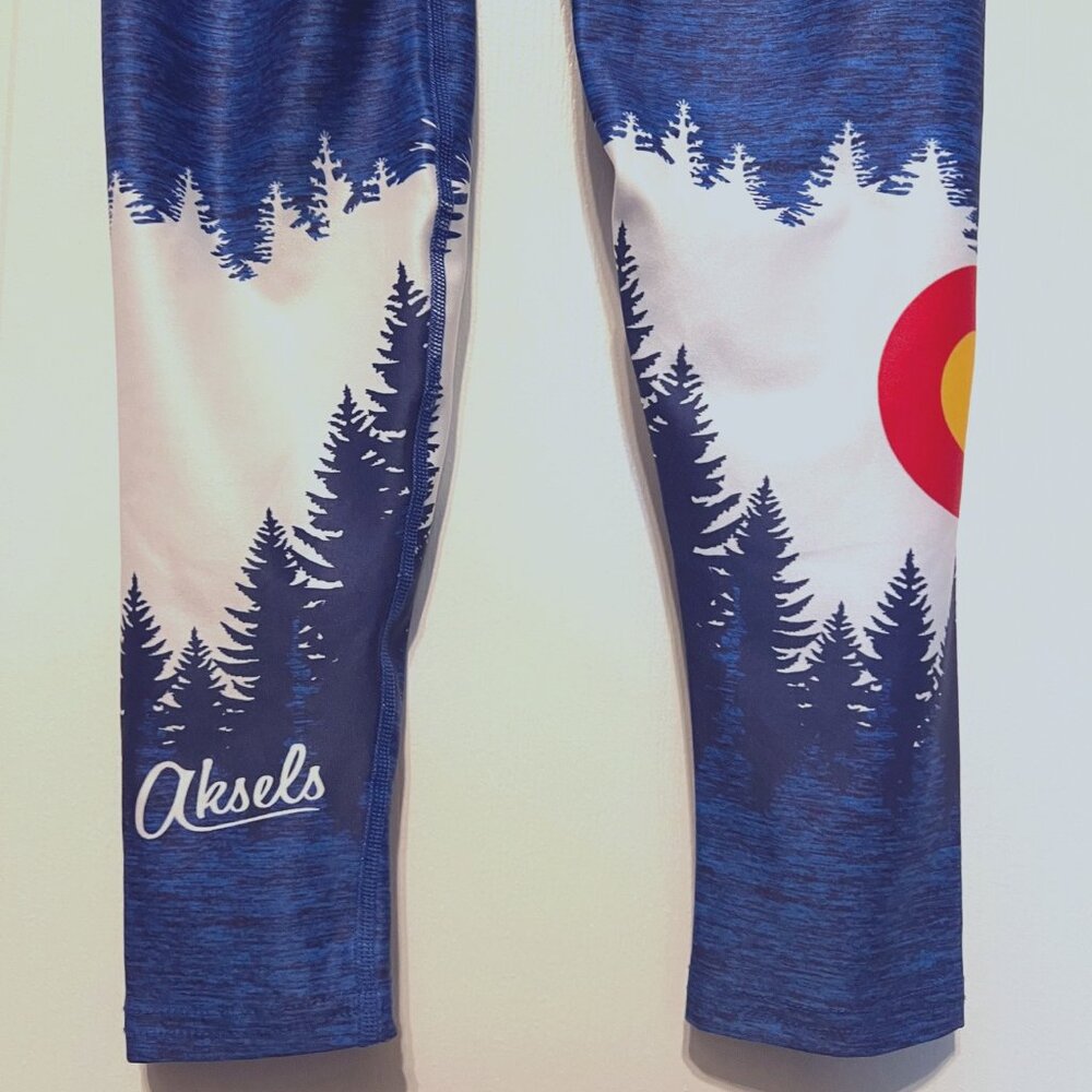 Aksels Athletic Fit-Women's Denver Colorado Leggings-Size Small/Medium